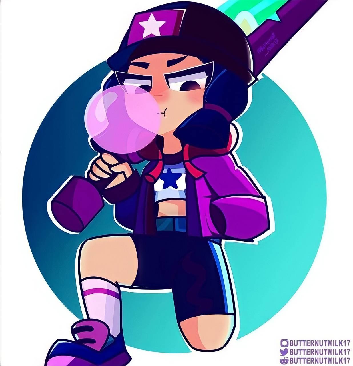 Bibi Brawl Stars Fanart Wallpapers