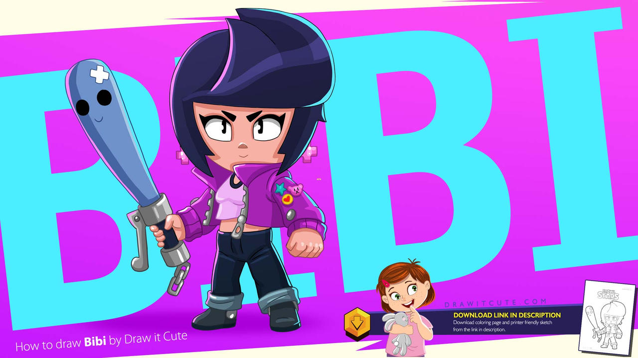 Bibi Brawl Stars Fanart Wallpapers