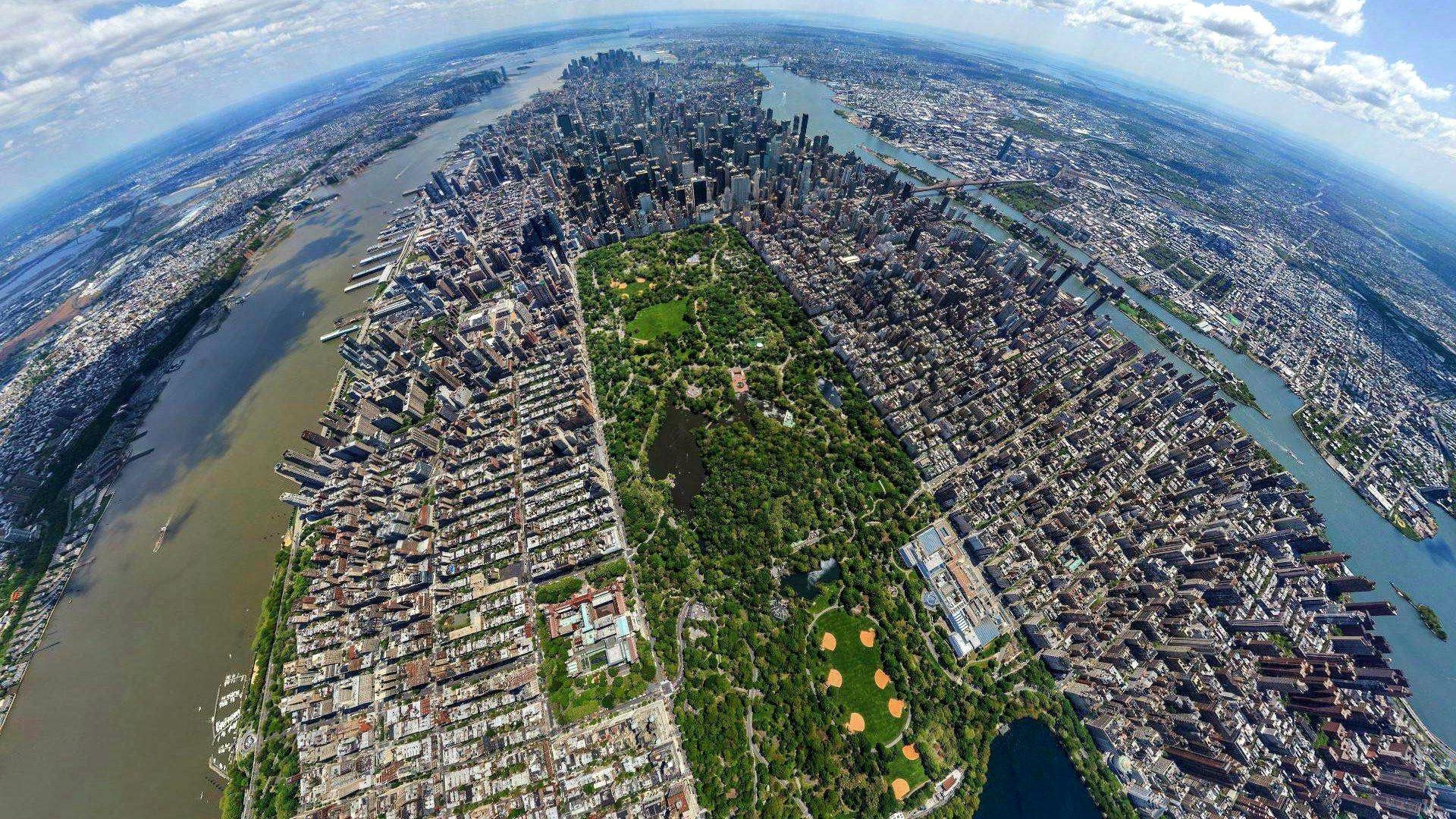 Big Apple Drone View Wallpapers