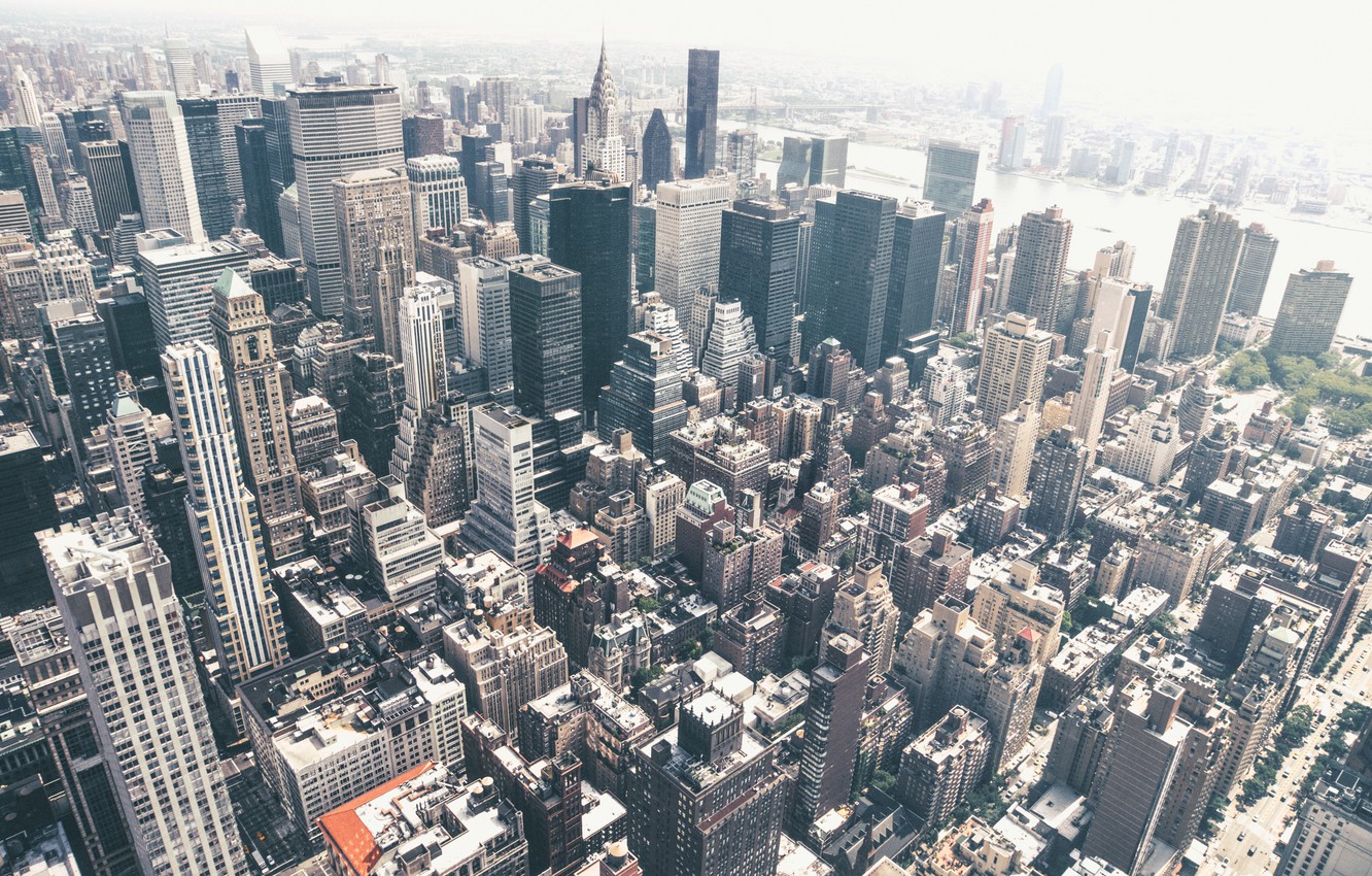 Big Apple Drone View Wallpapers