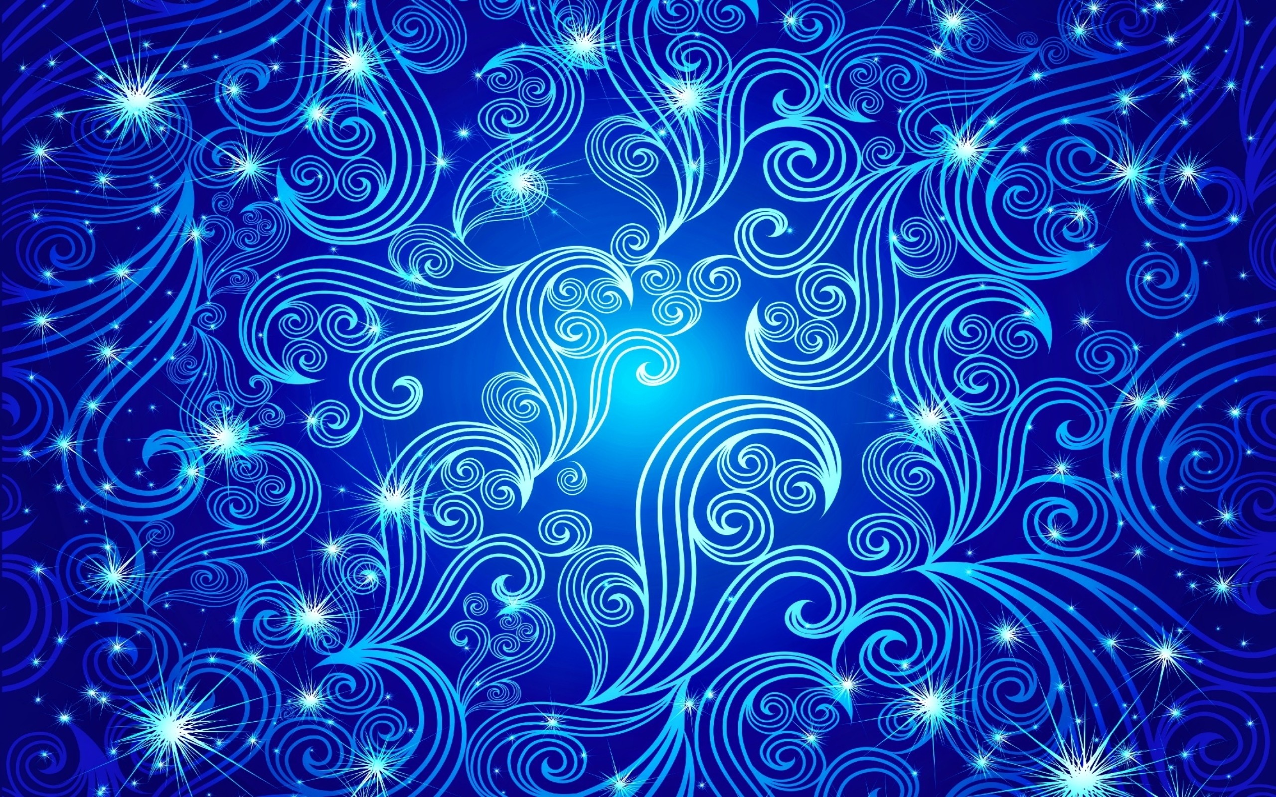 Big Blue Swirl Wallpapers