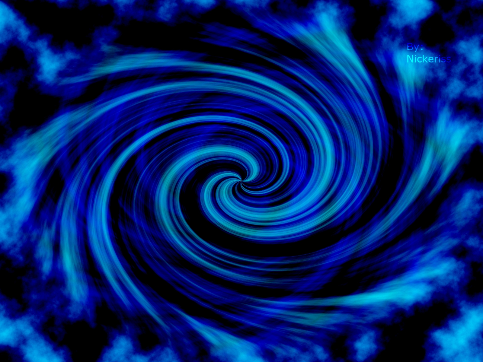 Big Blue Swirl Wallpapers