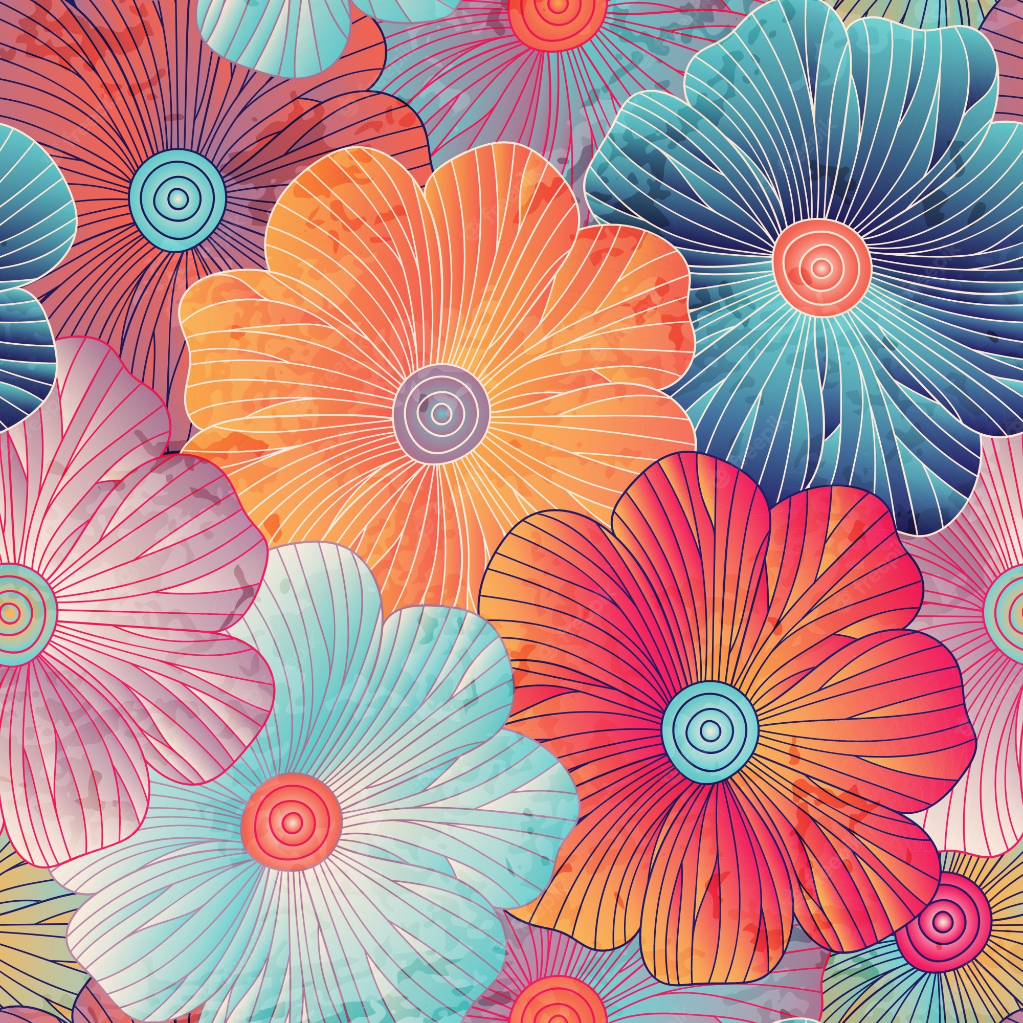 Big Flower Background