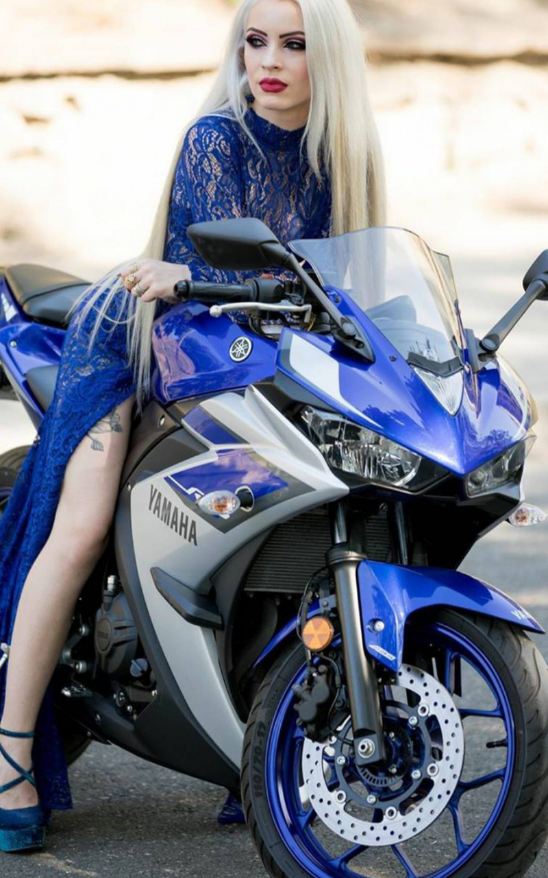 Bike With Girl Wallpapers