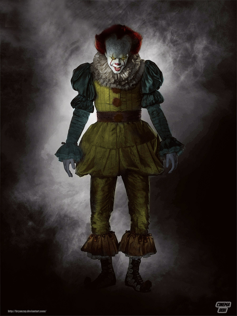 Bill Skarsgard As Pennywise In Movie It Wallpapers