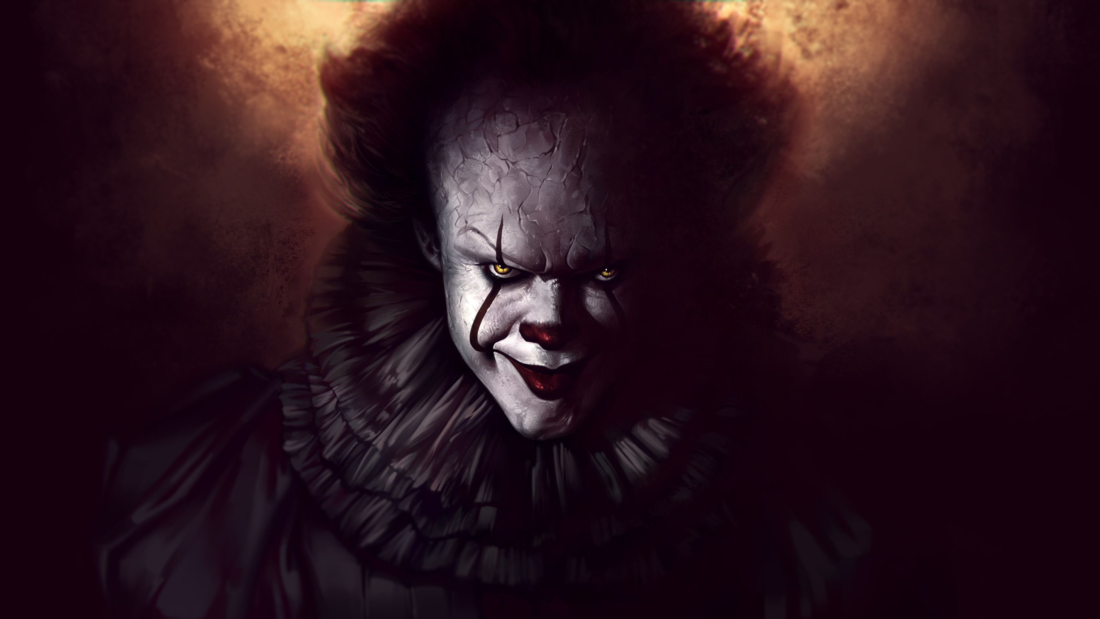 Bill Skarsgard As Pennywise In Movie It Wallpapers