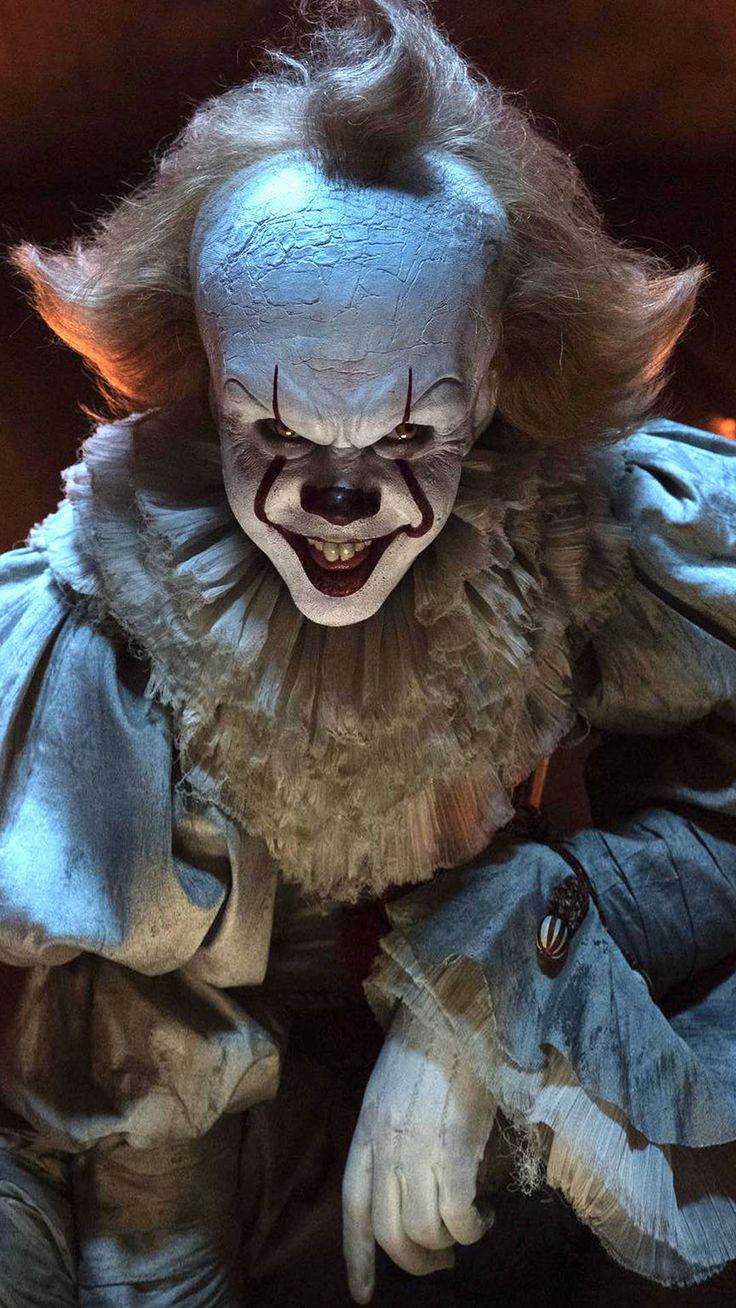 Bill Skarsgard As Pennywise In Movie It Wallpapers