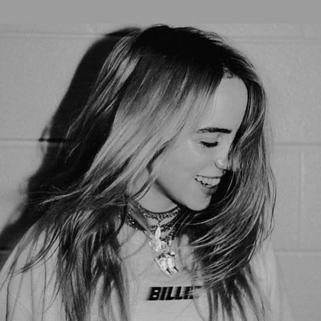 Billie Eilish Black And White Photo Wallpapers