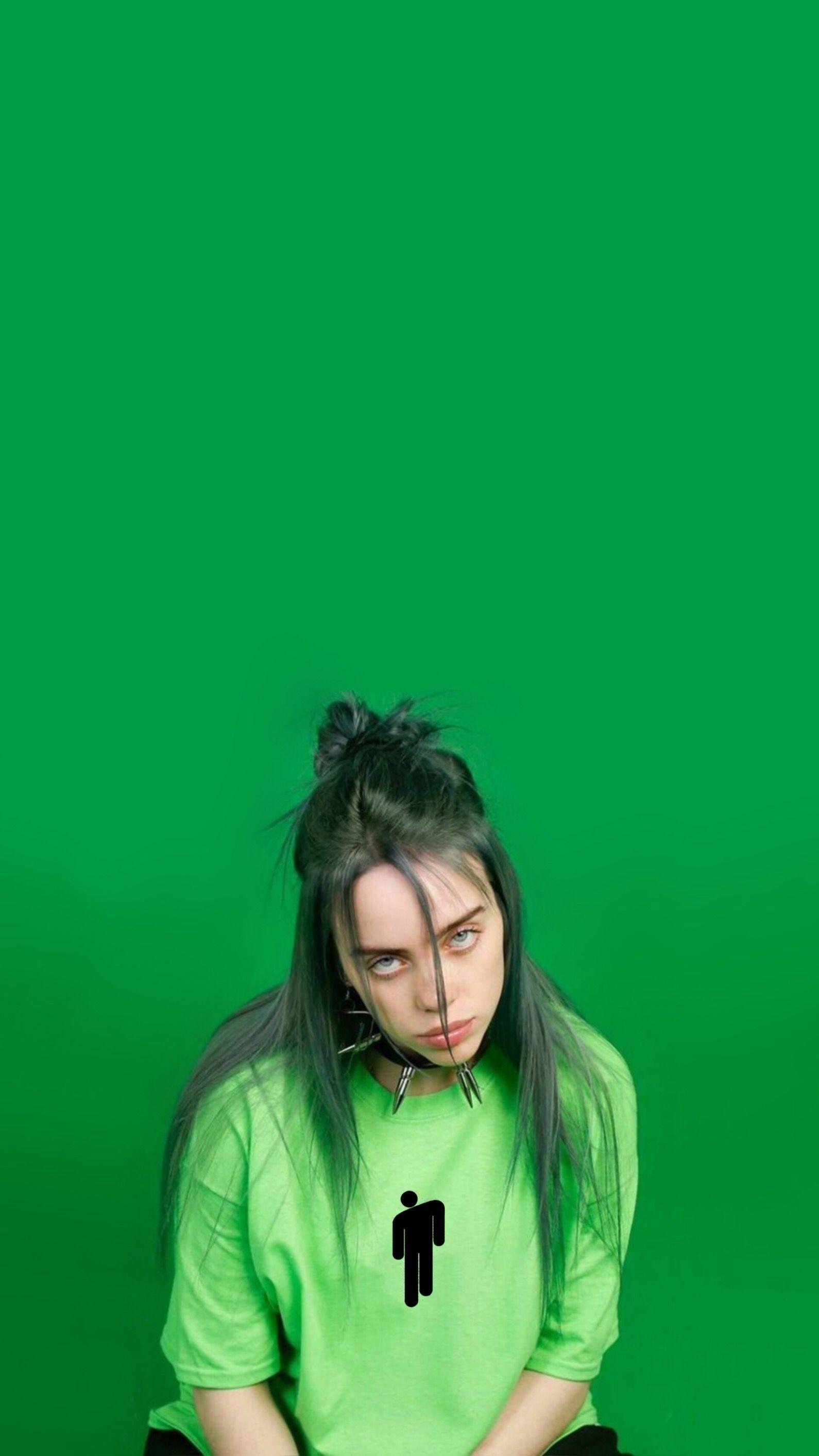 Billie Eilish Green Wallpapers