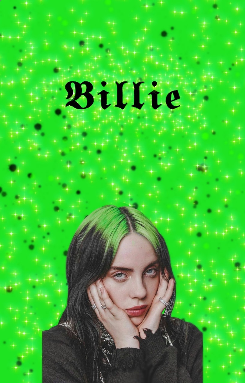 Billie Eilish Green Wallpapers