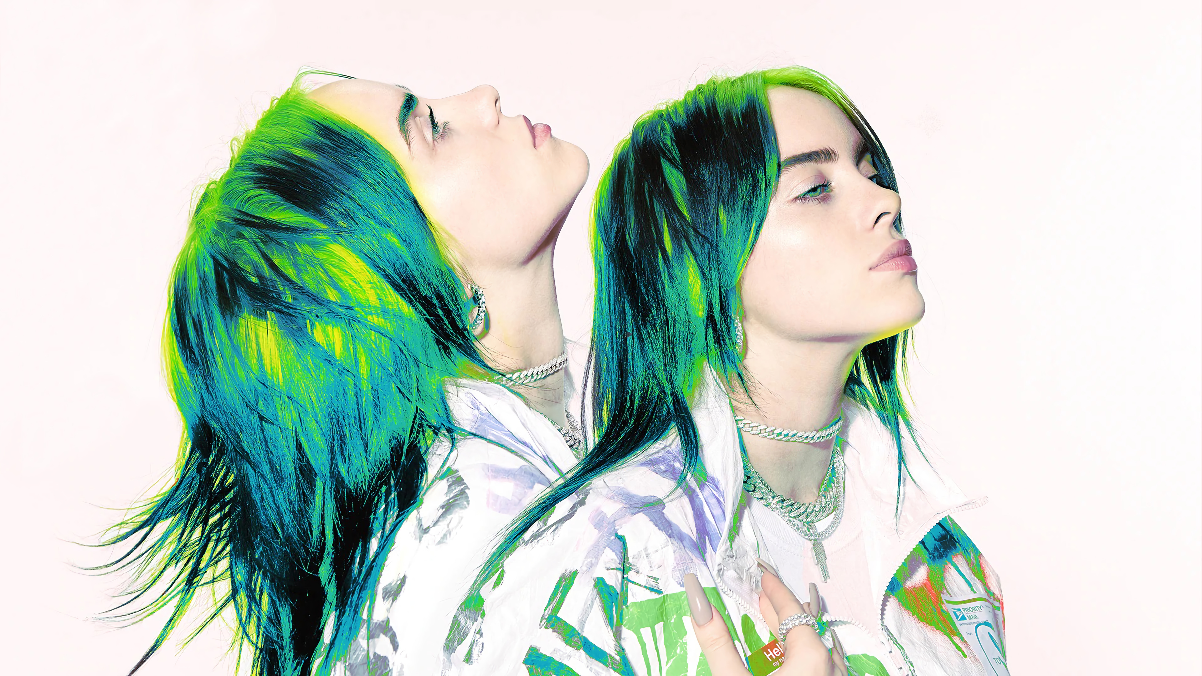 Billie Eilish Green Wallpapers