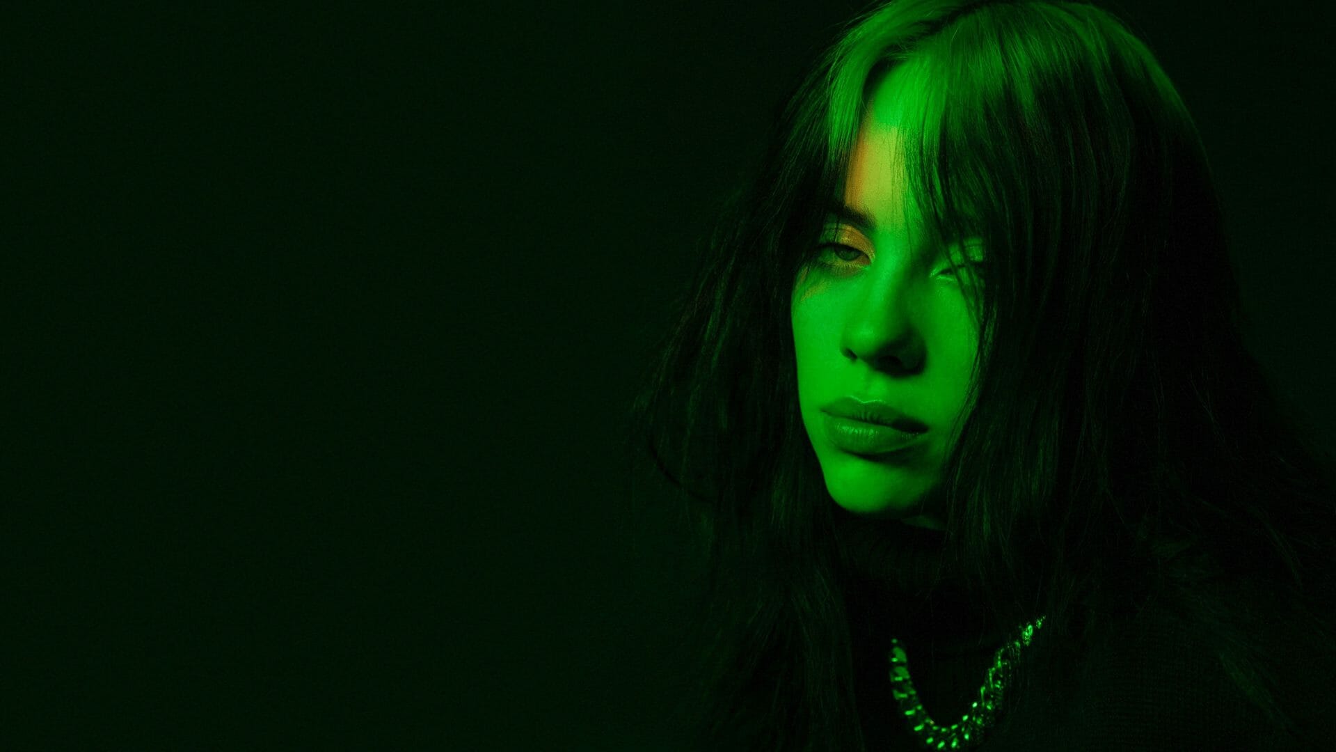 Billie Eilish Green Wallpapers