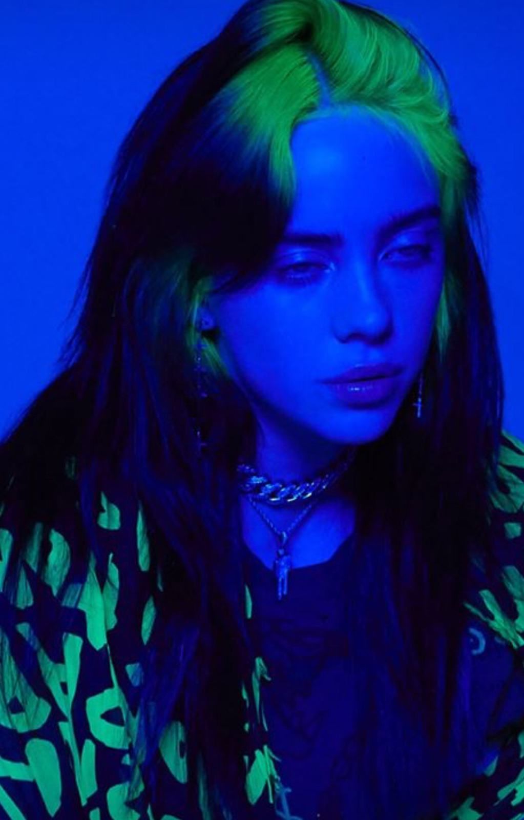 Billie Eilish Green Wallpapers