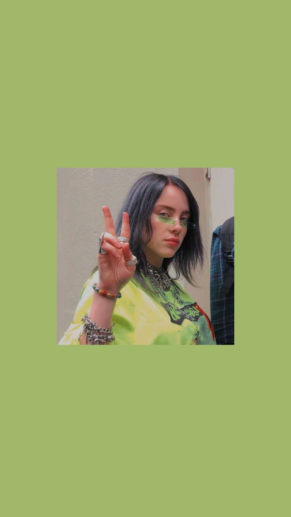 Billie Eilish Green Wallpapers