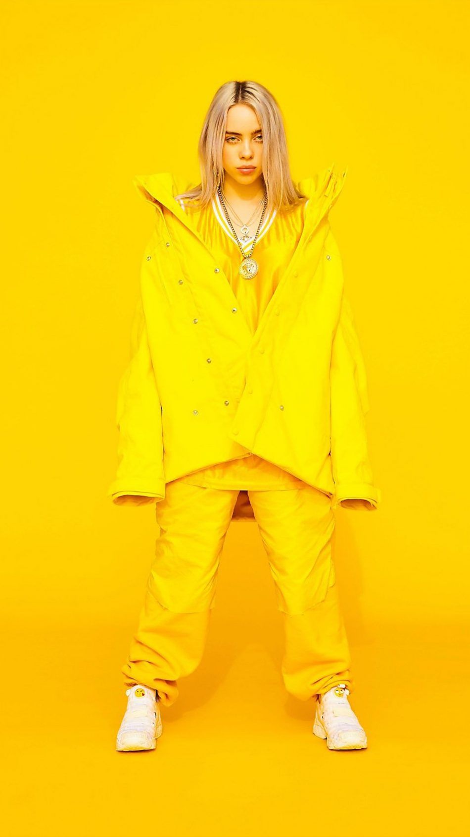 Billie Eilish In Yellow Wallpapers