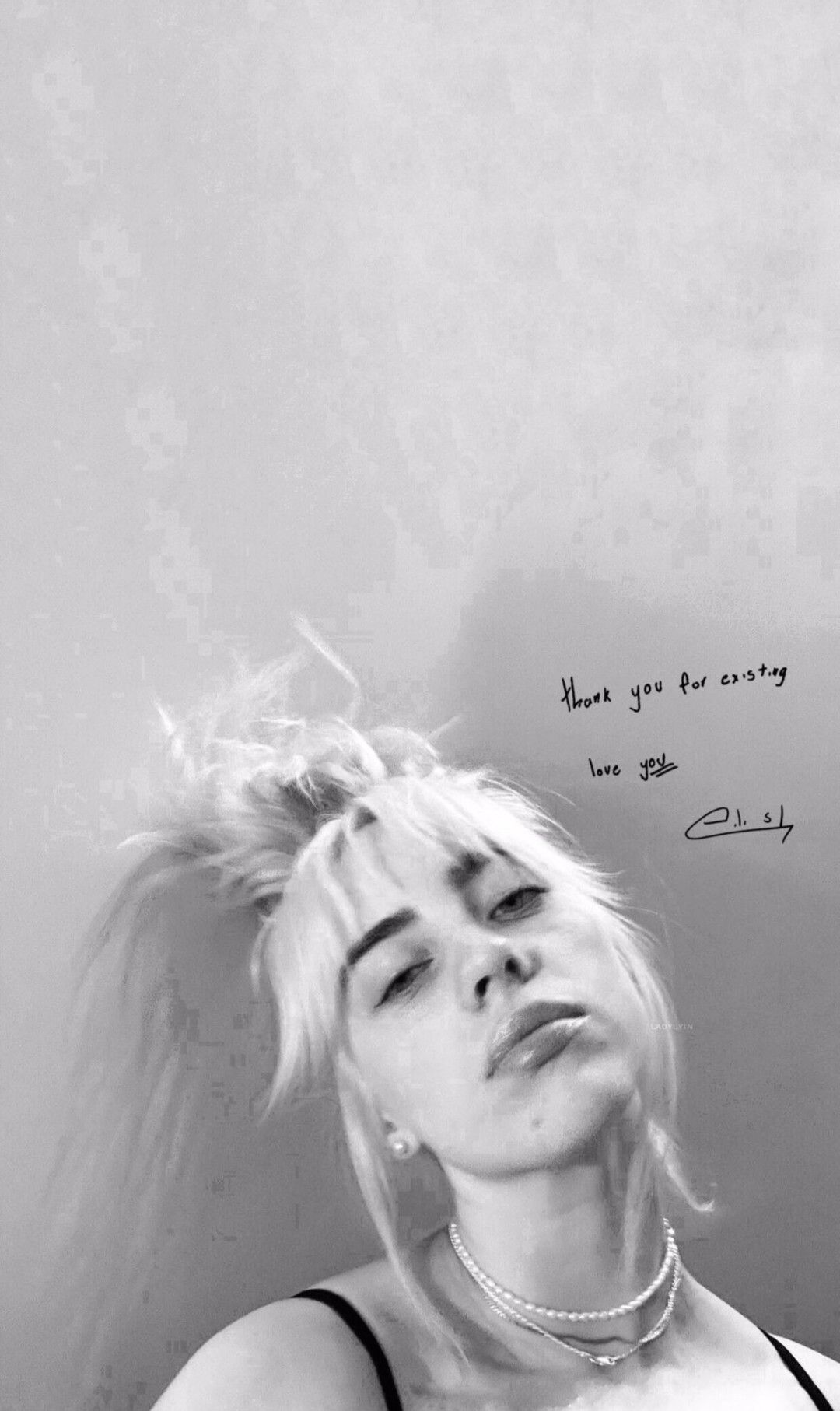 Billie Eilish Monochrome 2021 Wallpapers