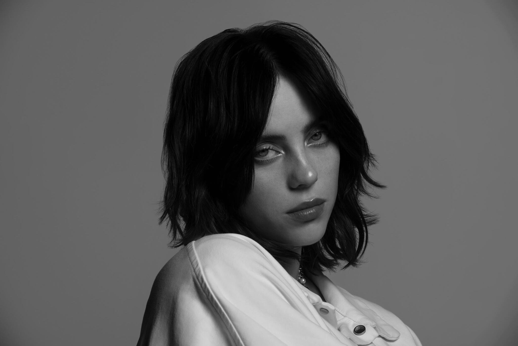 Billie Eilish Monochrome Wallpapers