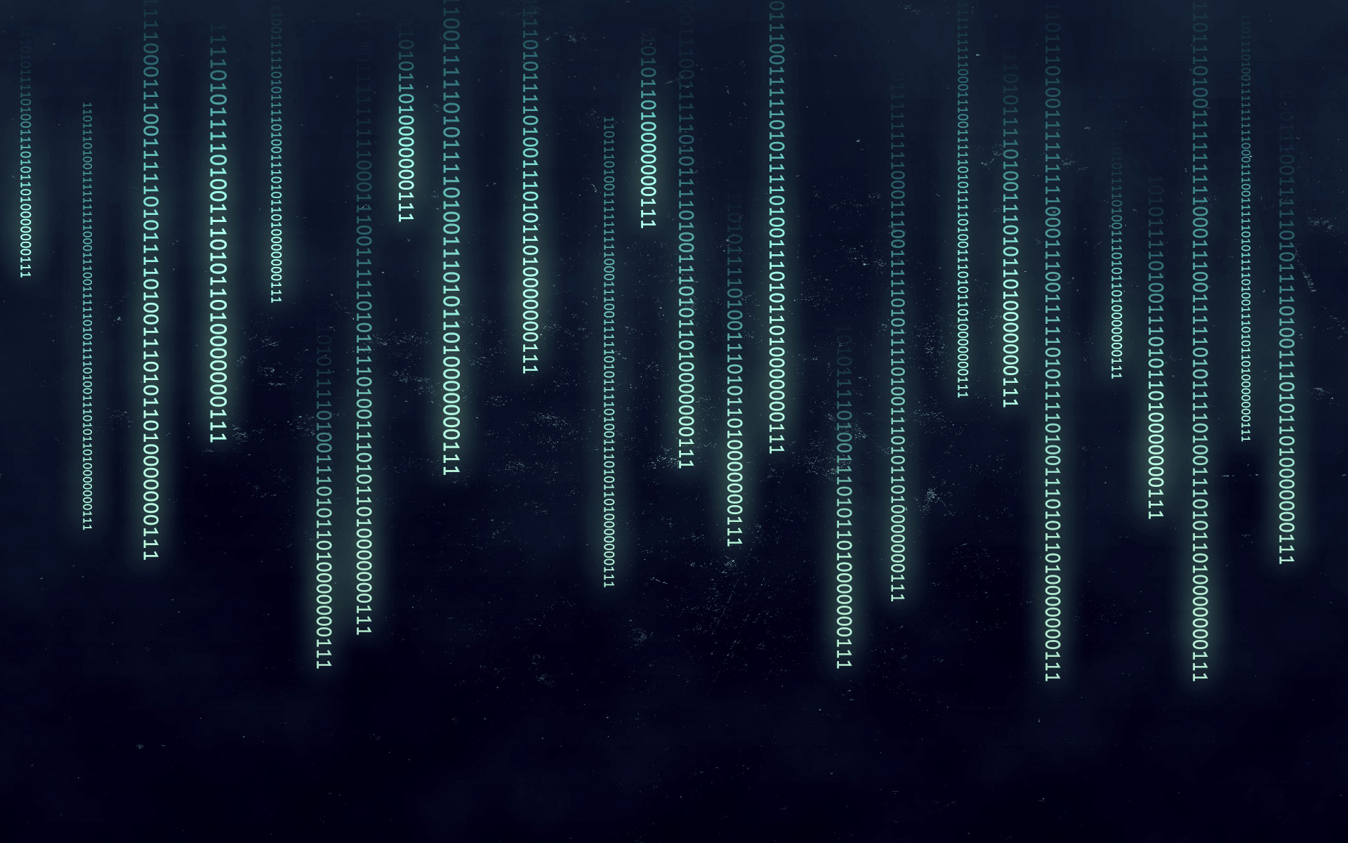 Binary Numbers Raining Wallpapers