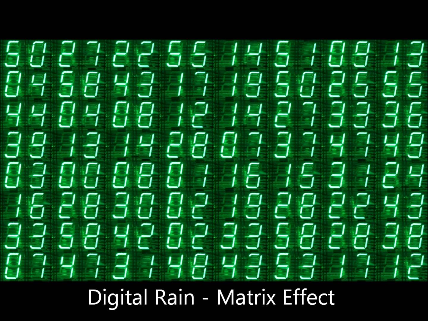 Binary Numbers Raining Wallpapers