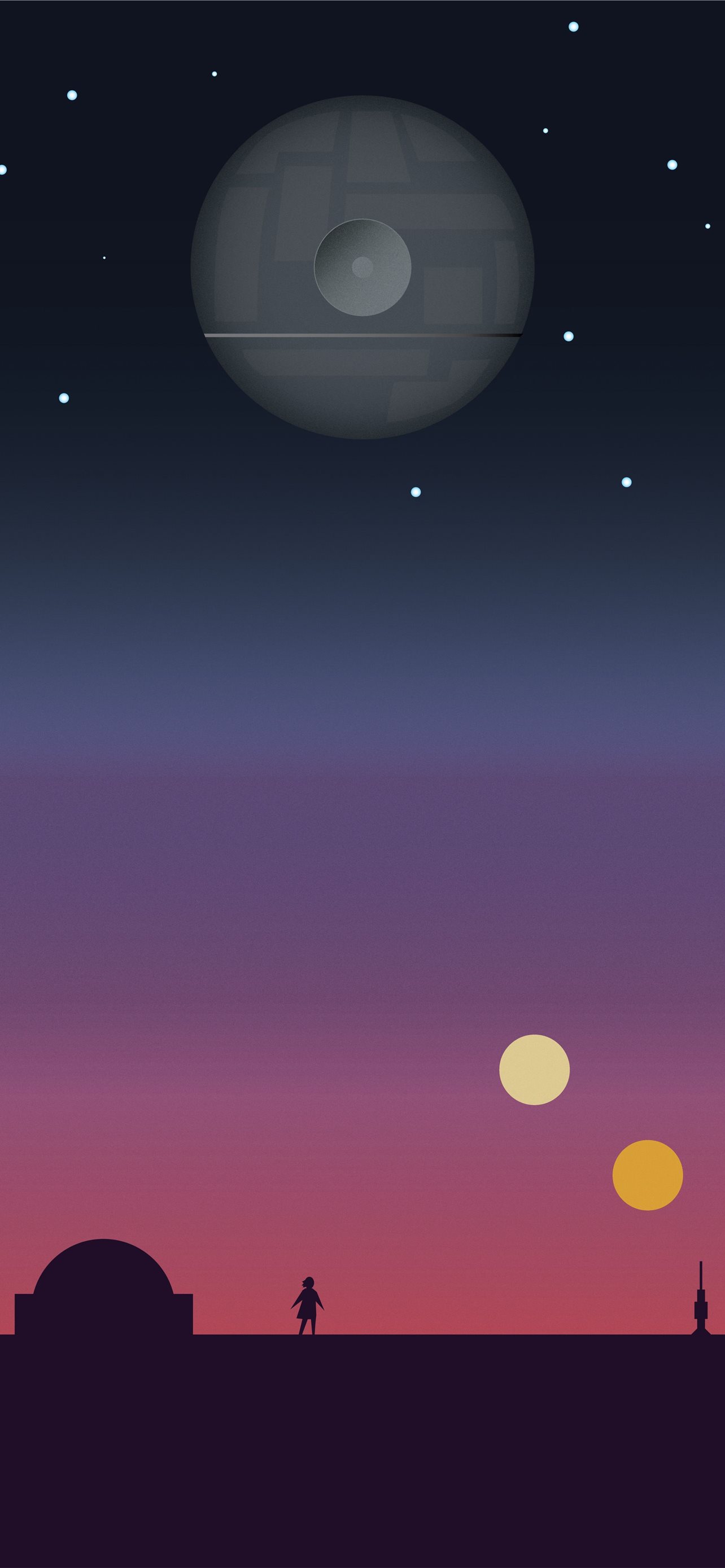 Binary Sunset Wallpapers