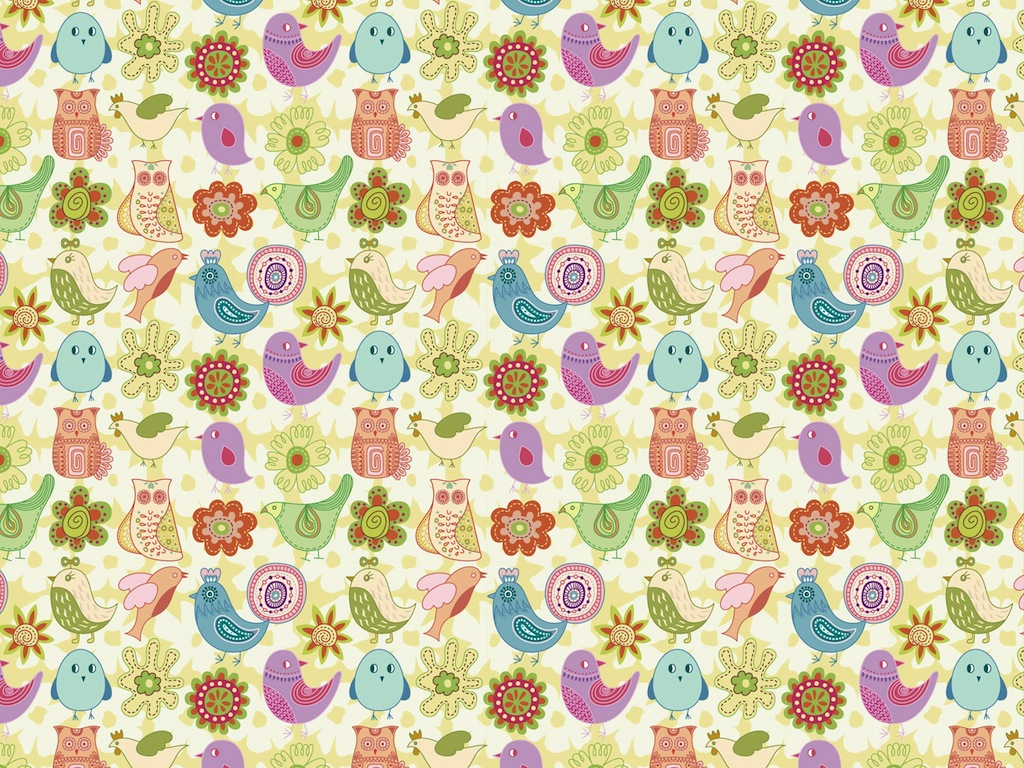 Bird Pattern Wallpapers