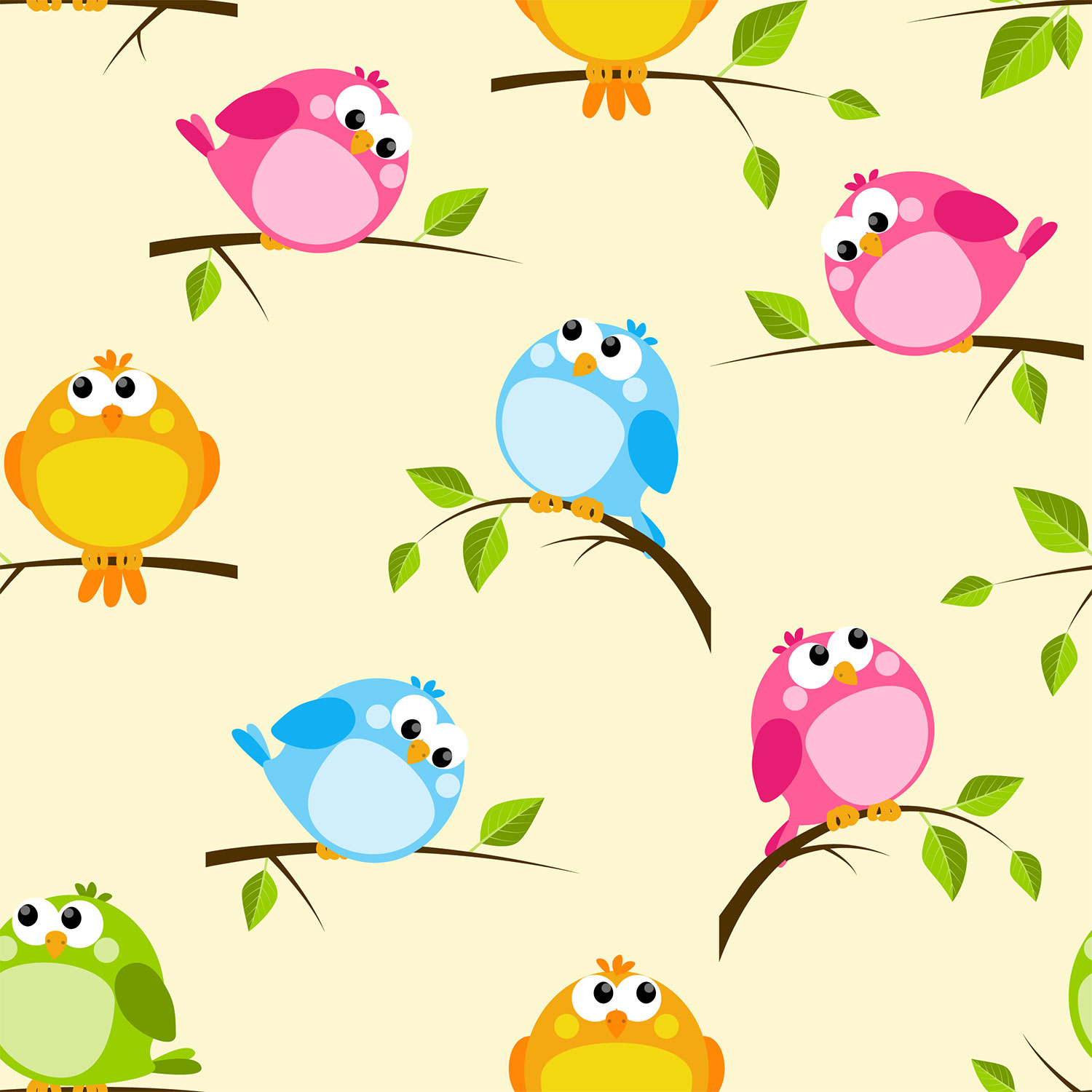 Bird Pattern Wallpapers