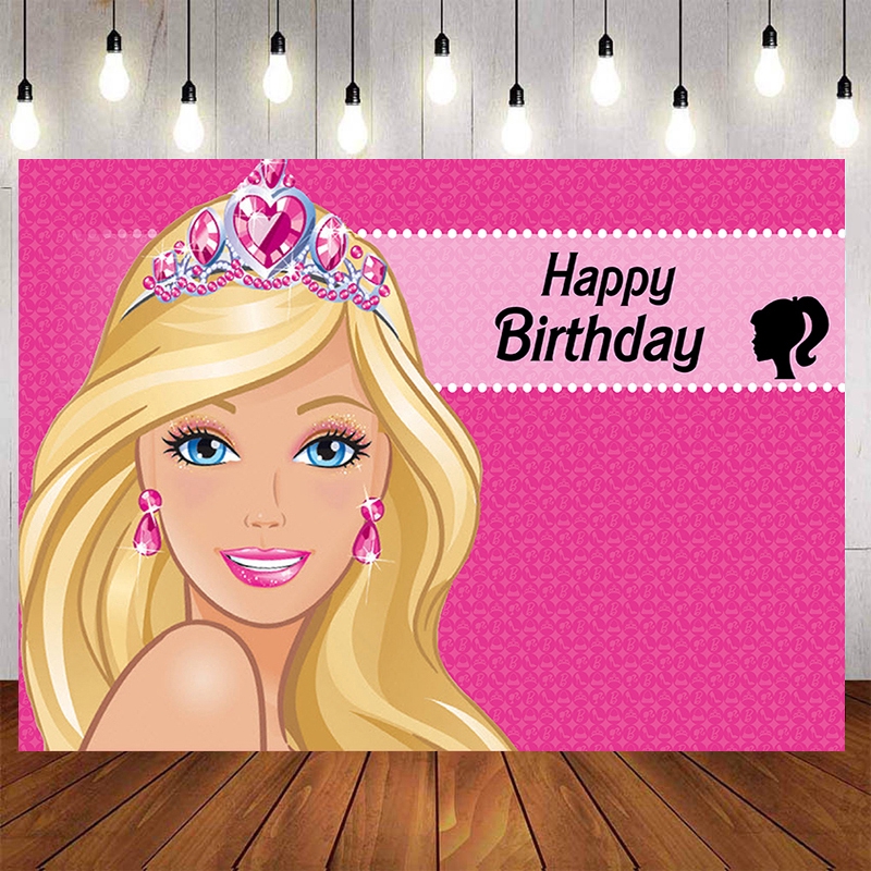 Birthday Barbie Background