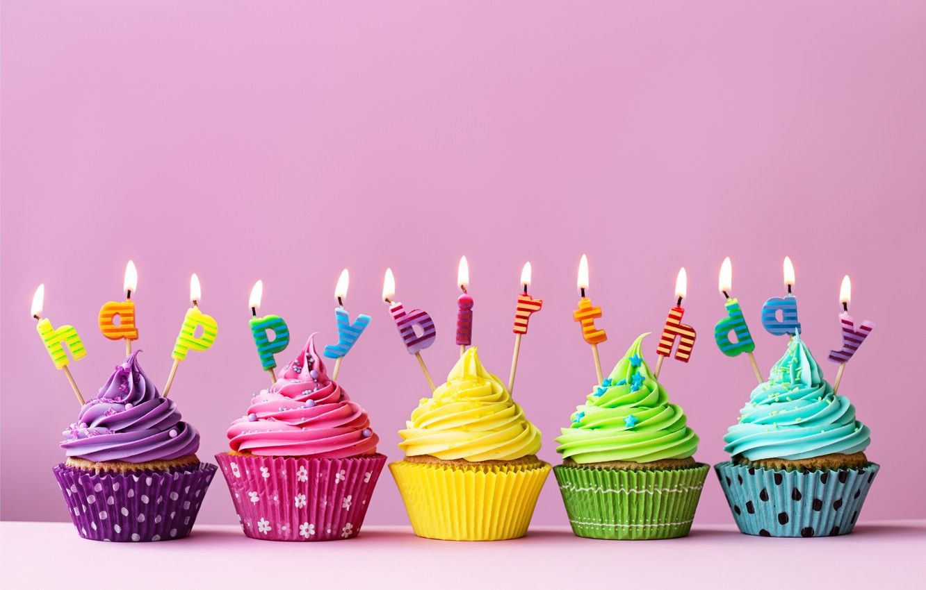 Birthday Cupcake Wallpapers