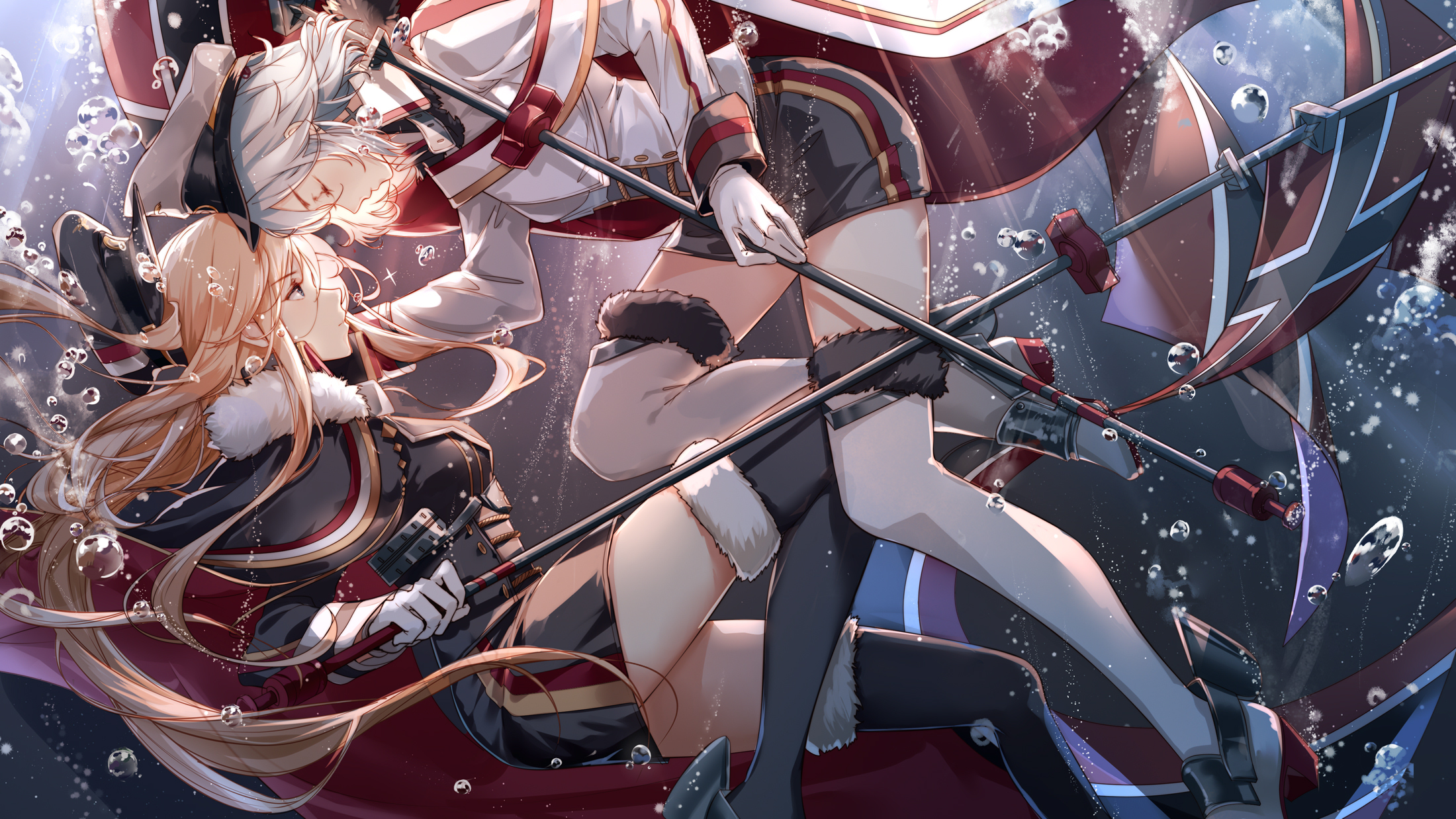 Bismarck And Tirpitz Azur Lane Wallpapers