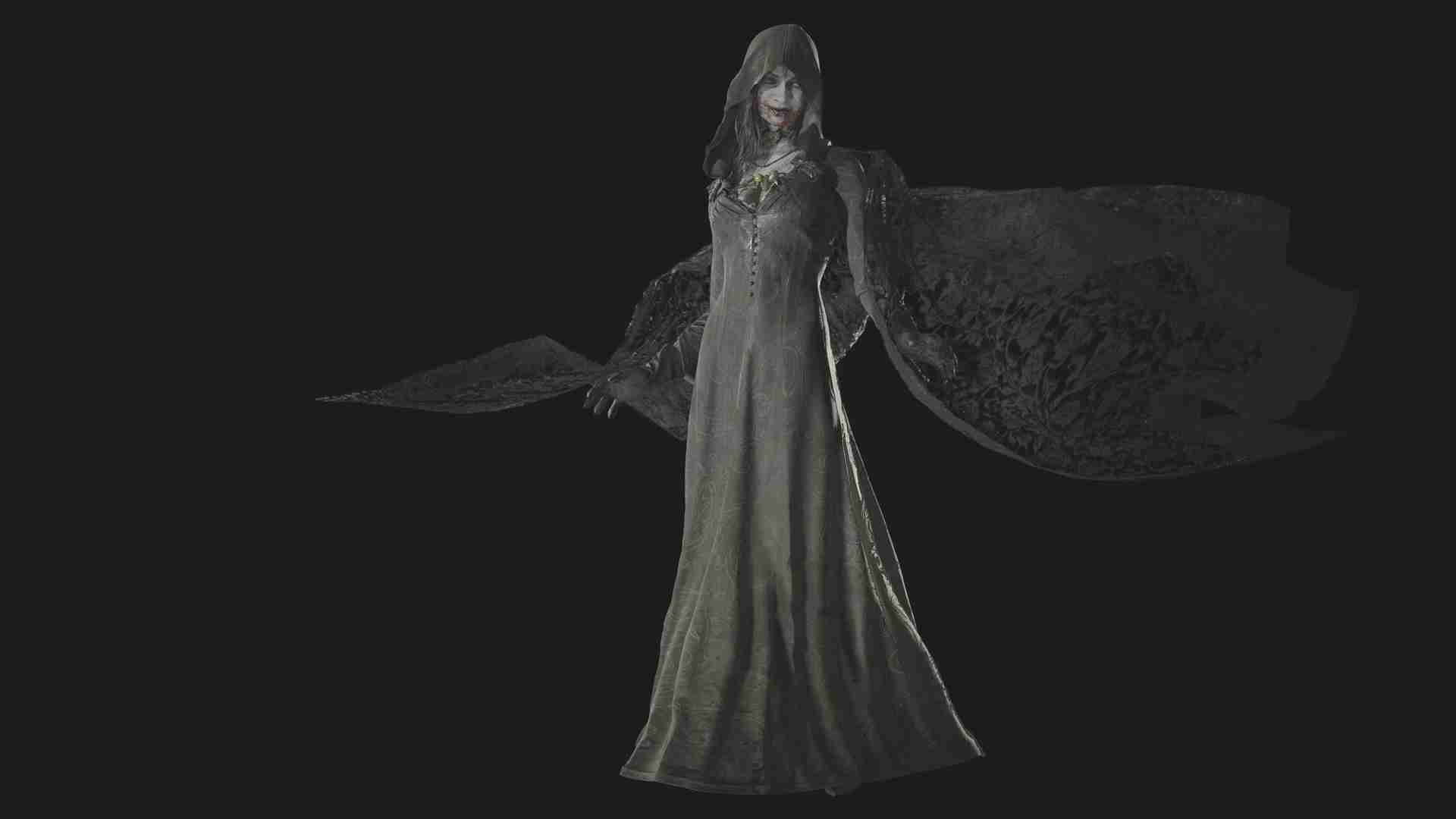 Black &Amp; White Lady Dimitrescu Cool Resident Evil Village Wallpapers