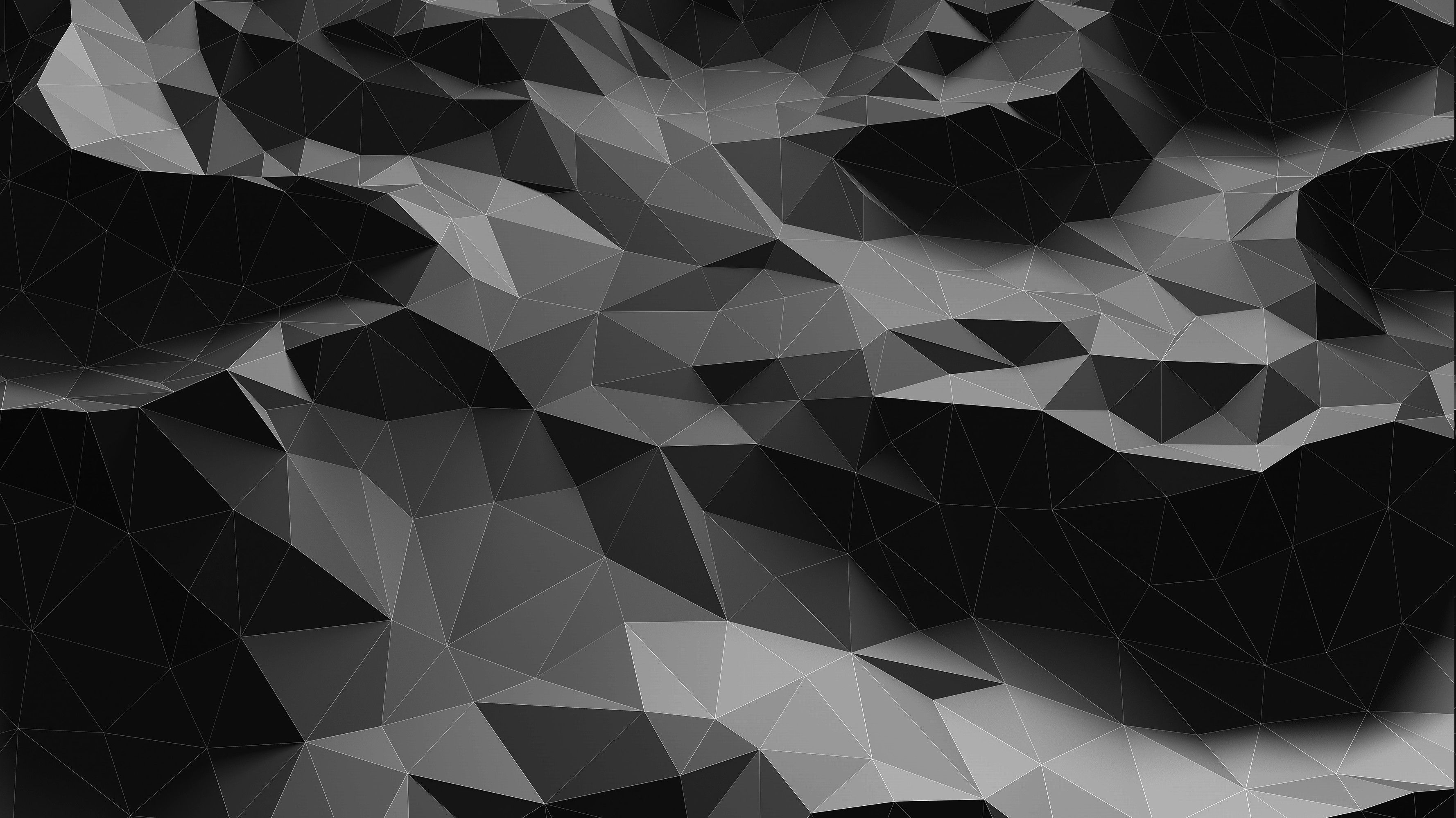 Black &Amp; White Triangle Pattern Wallpapers