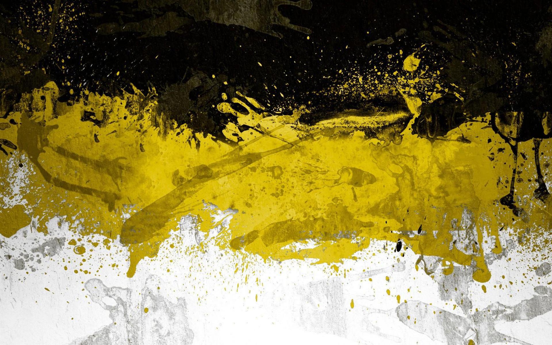 Black &Amp; Yellow Digi Art Wallpapers