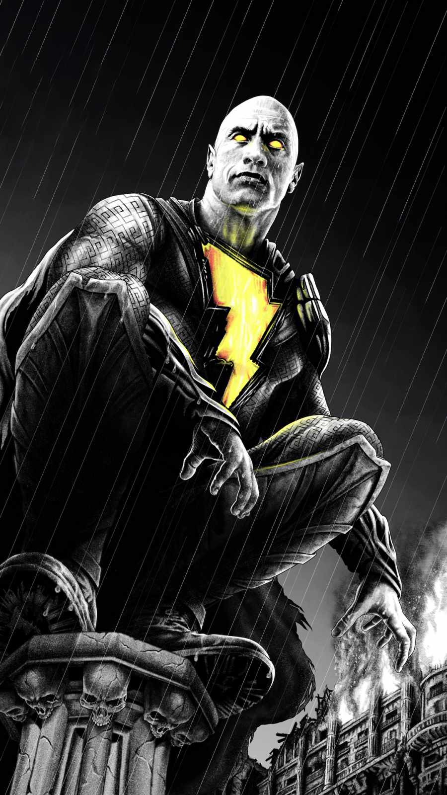 Black Adam 4K Art 2021 Wallpapers