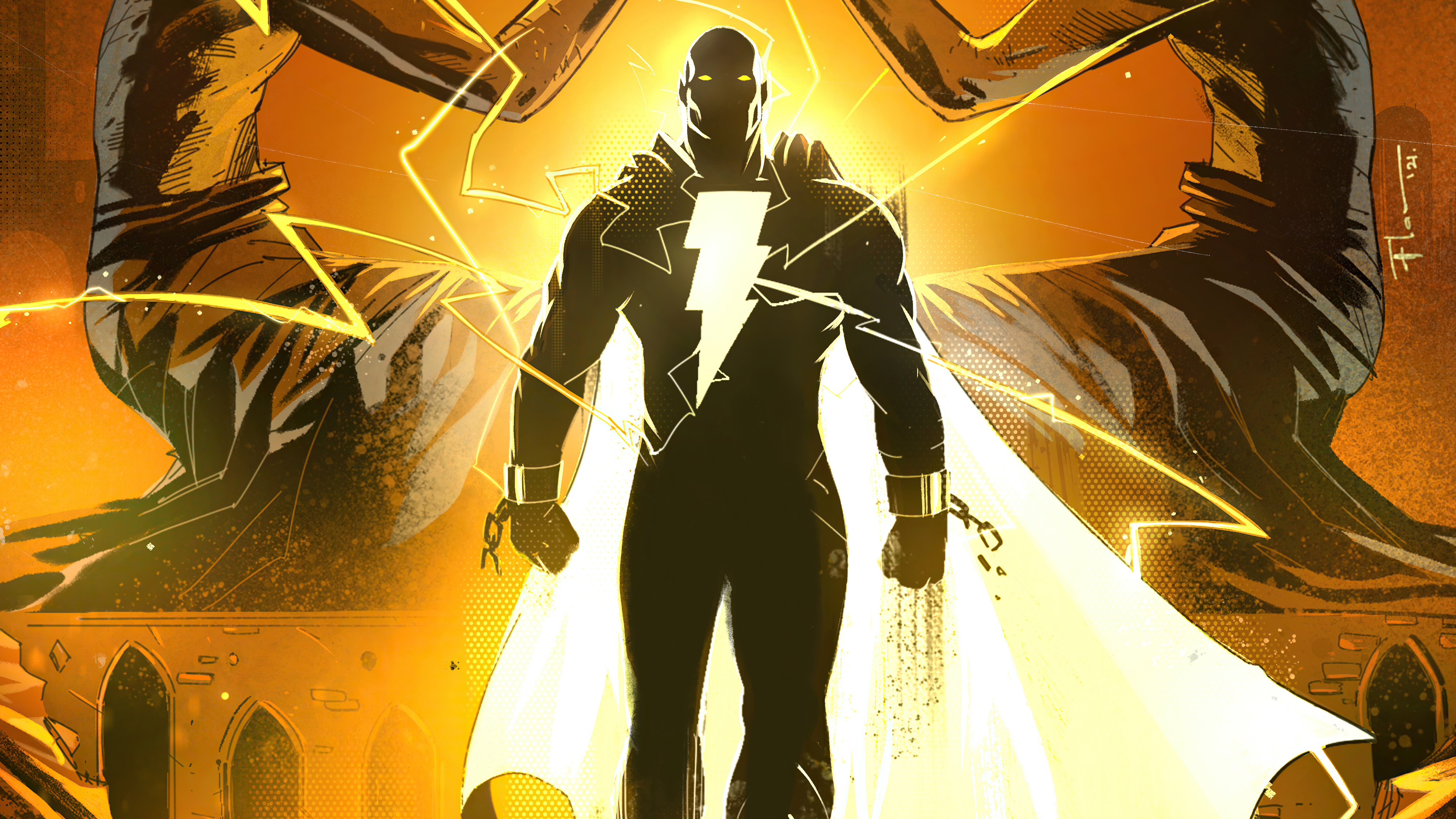 Black Adam 4K Art 2021 Wallpapers