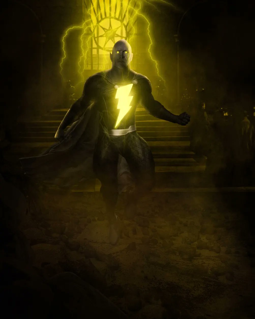 Black Adam 4K Art 2021 Wallpapers