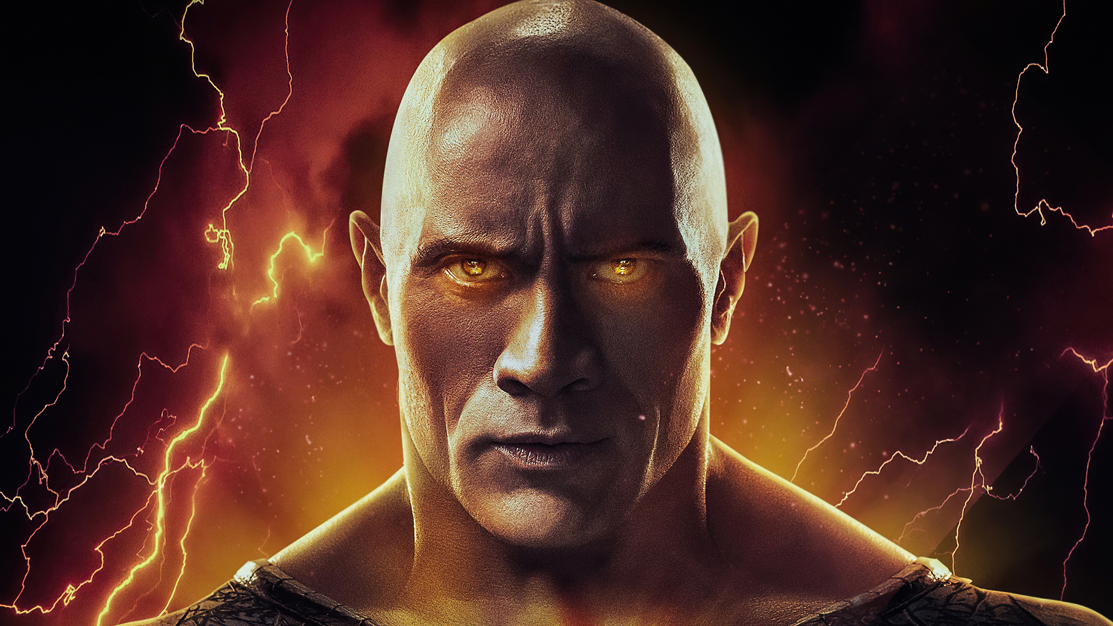 Black Adam As Dwayne Johnson Cool Art Wallpapers