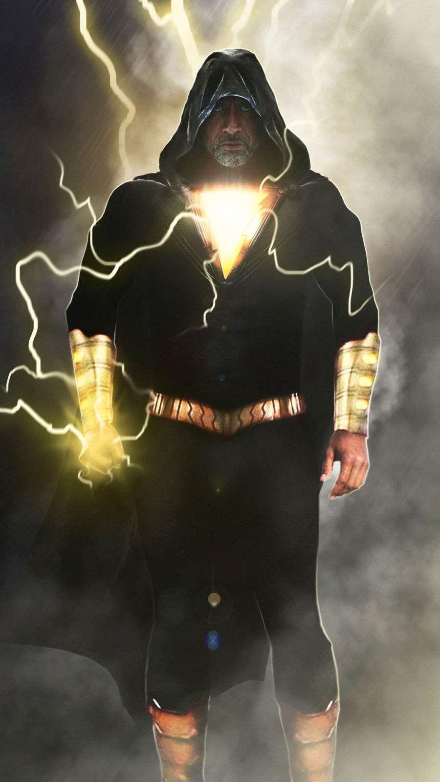 Black Adam As Dwayne Johnson Cool Art Wallpapers