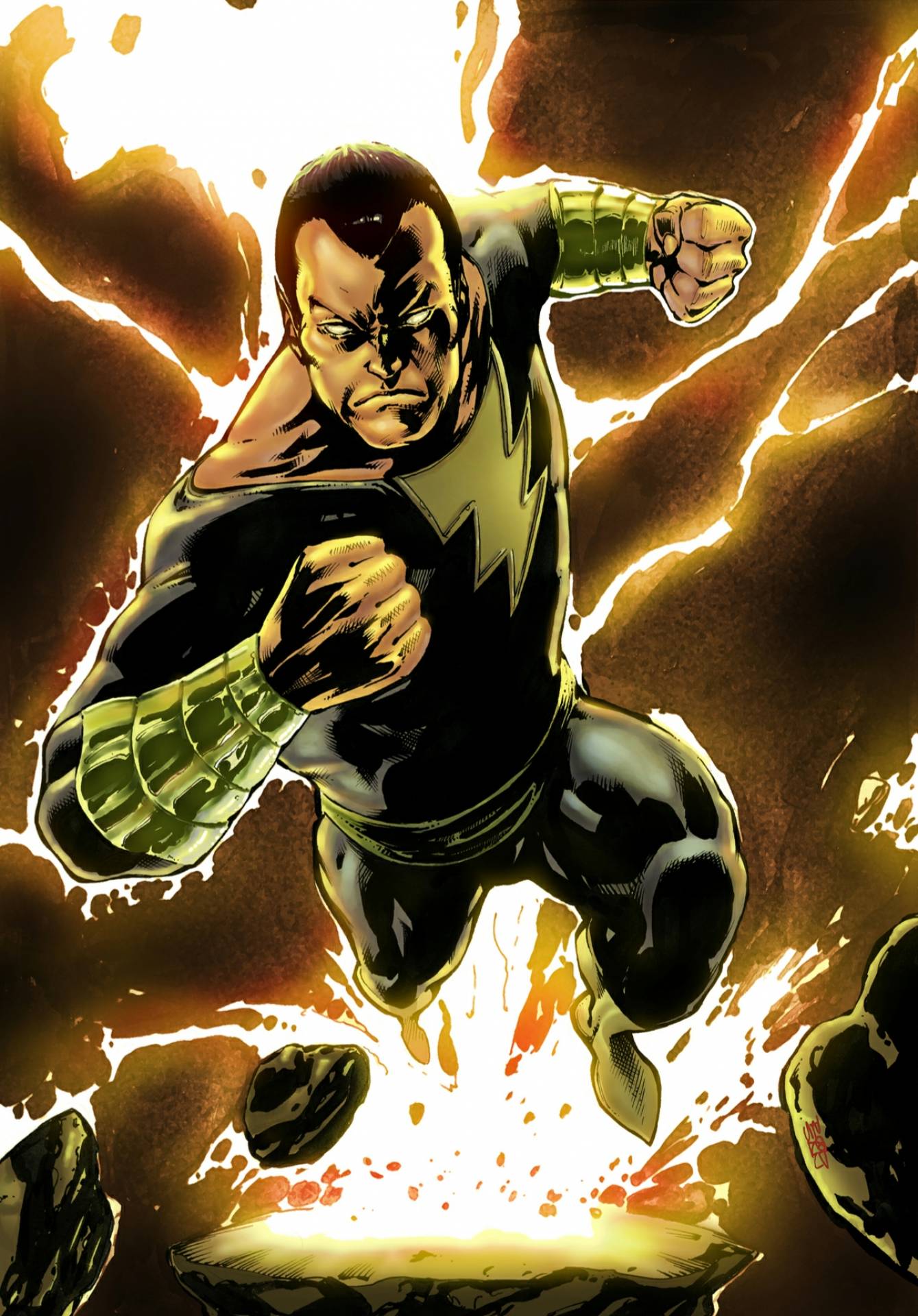 Black Adam Dc Comic Art 5K Wallpapers