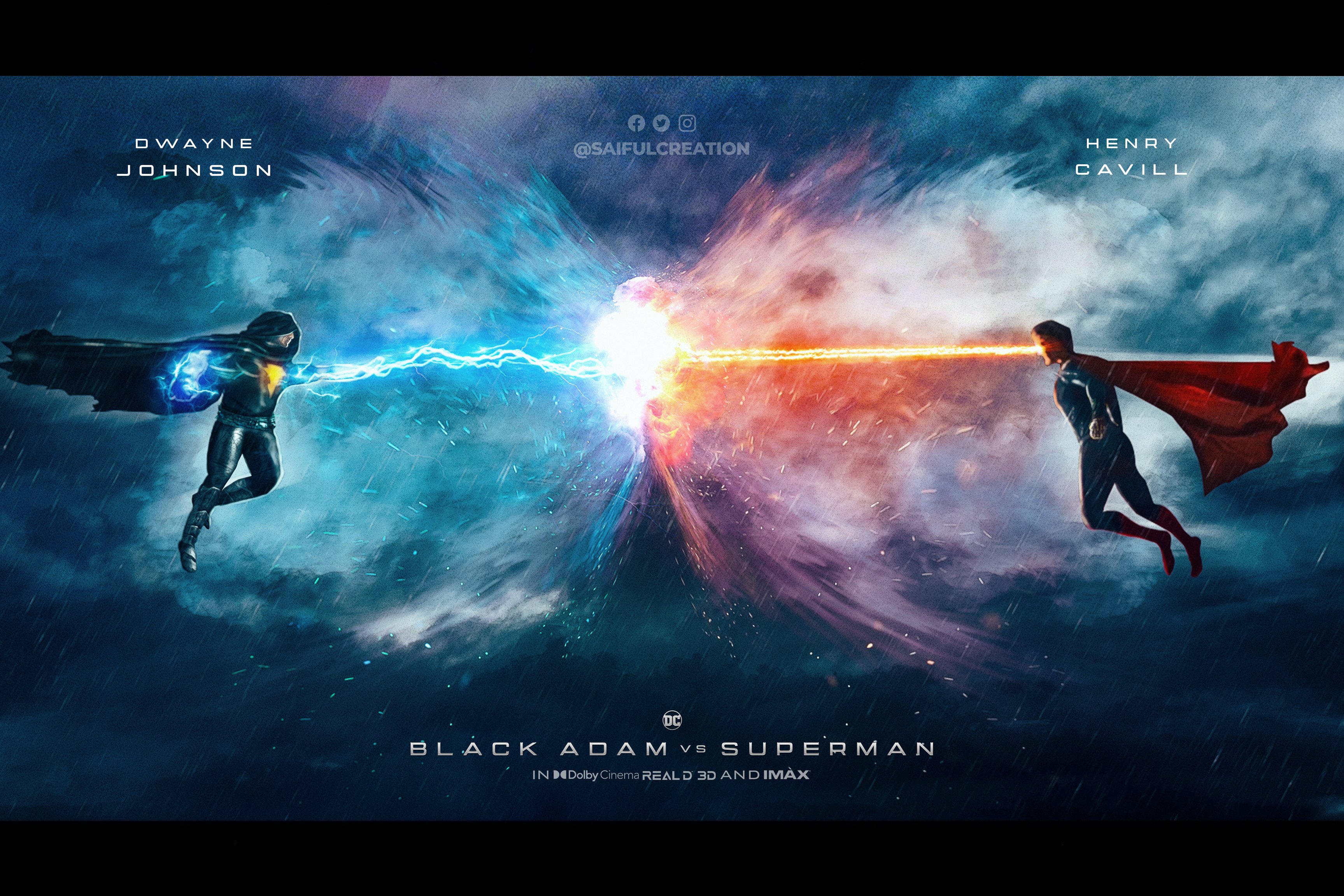 Black Adam Fan Poster Design Wallpapers