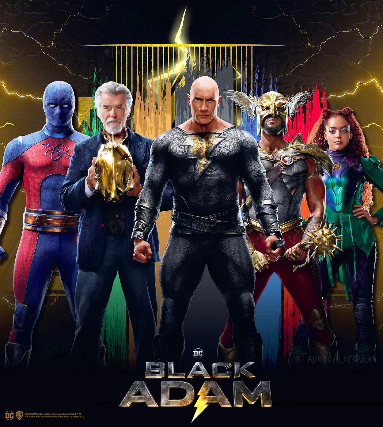 Black Adam Fan Poster Design Wallpapers