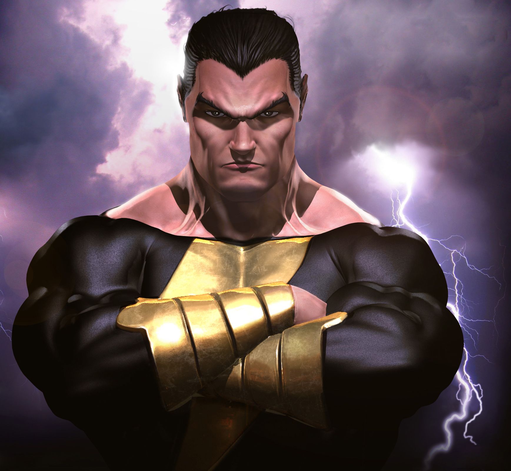 Black Adam Movie Digital Art Wallpapers