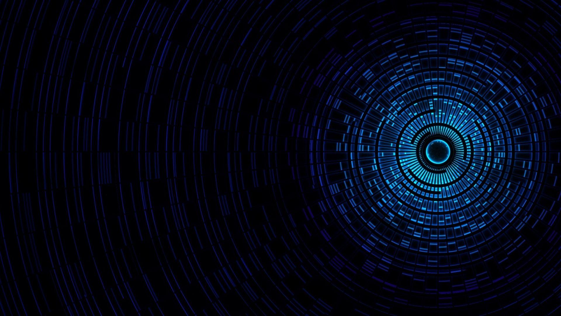 Black And Blue Desktop Background