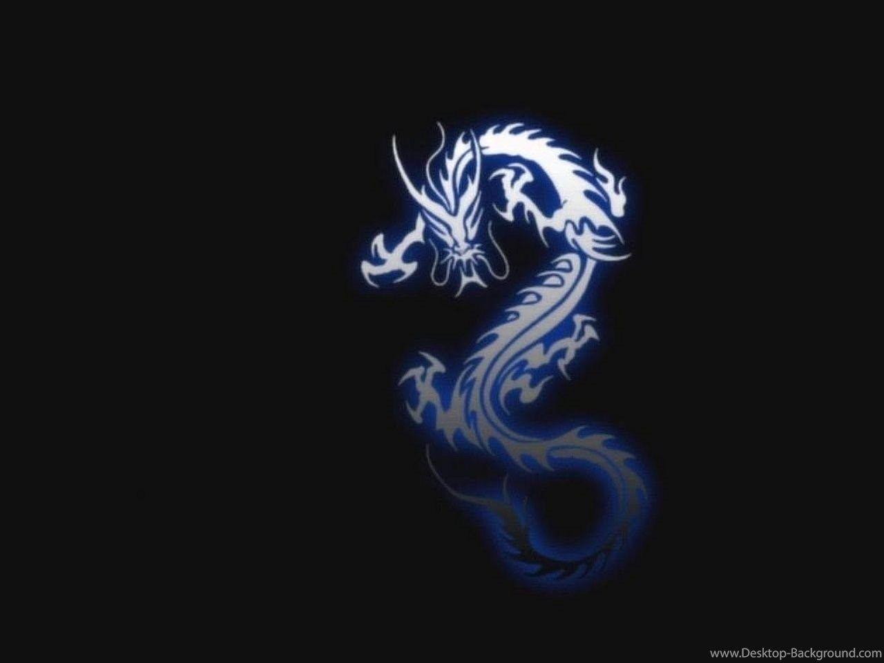 Black And Blue Dragon Wallpapers