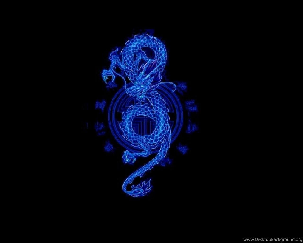 Black And Blue Dragon Wallpapers