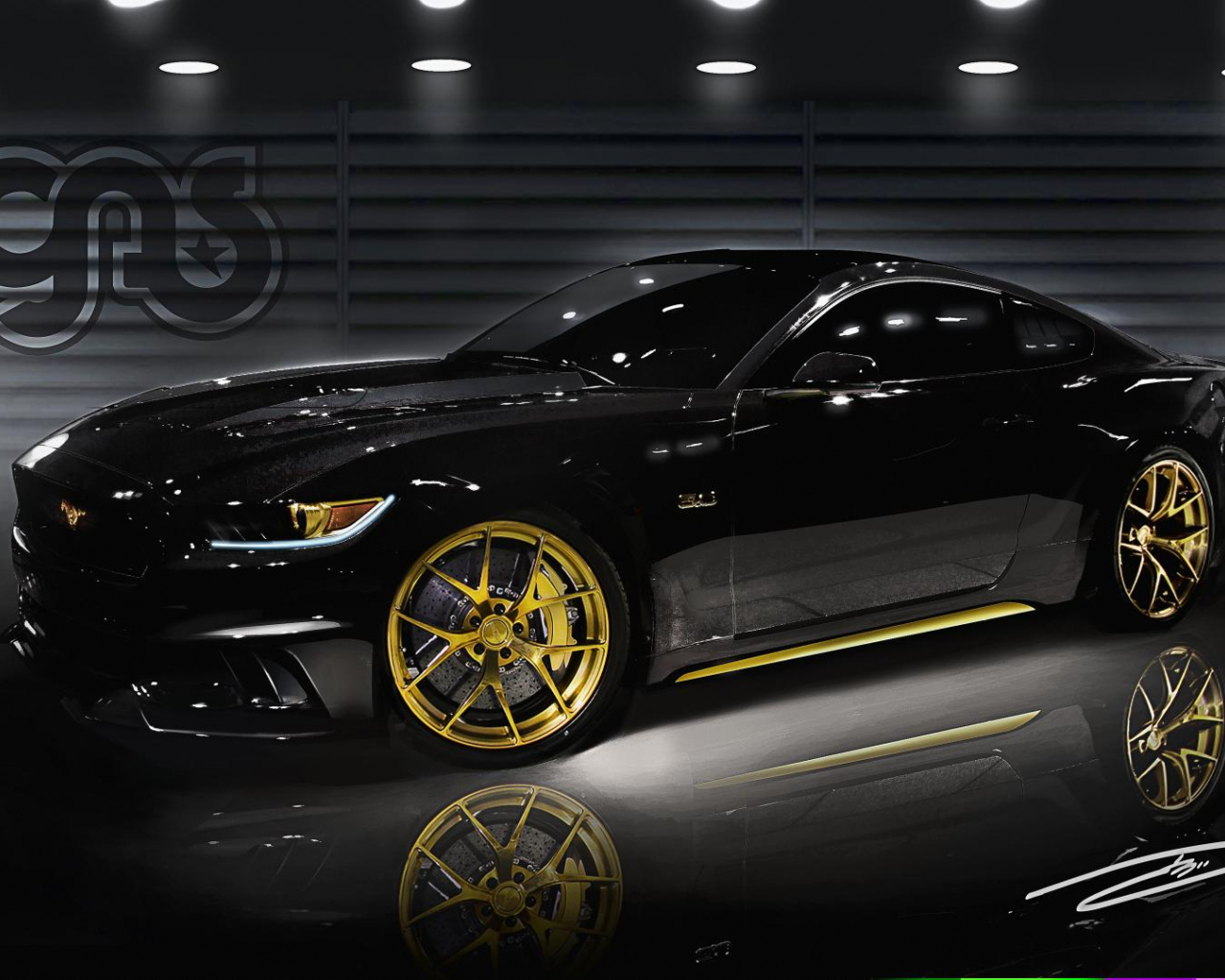 Black And Gold Car Wallpapers