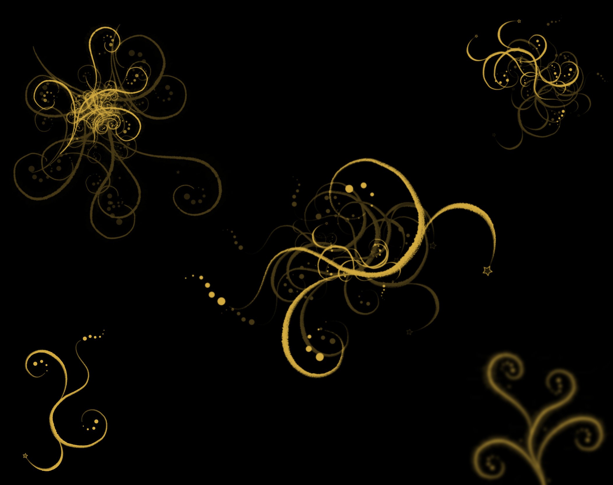 Black And Gold Desktop Wallpapers