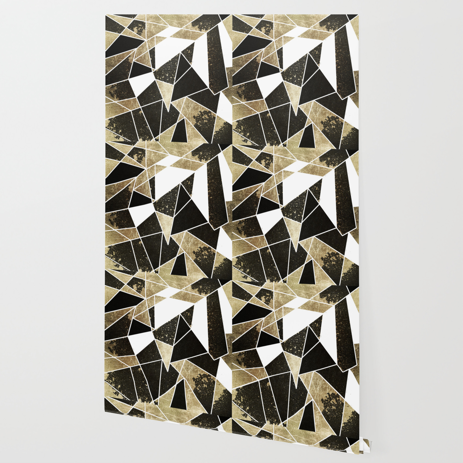 Black And Gold Geometric Wallpapers