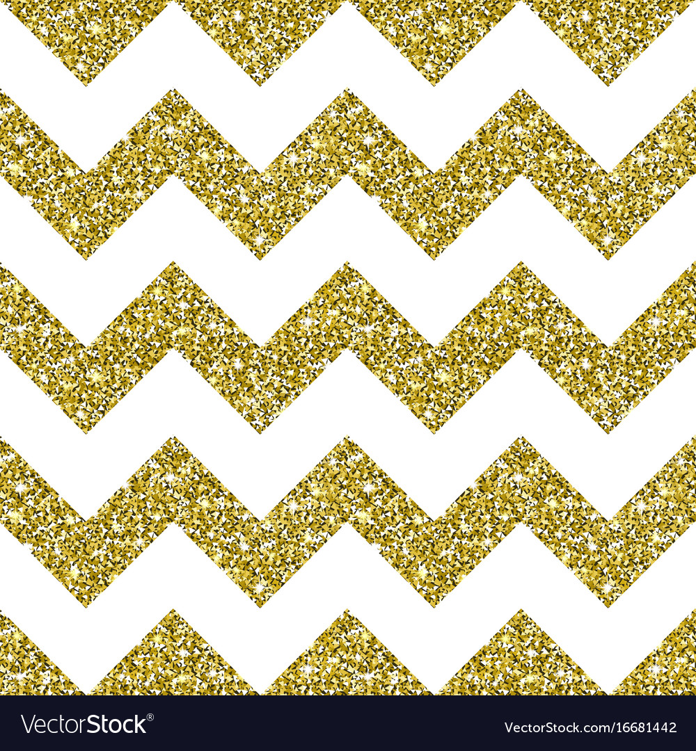 Black And Gold Glitter Chevron Background