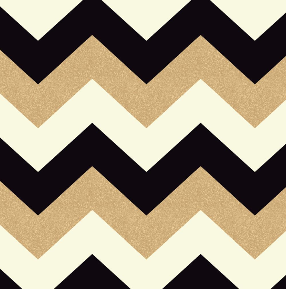 Black And Gold Glitter Chevron Background