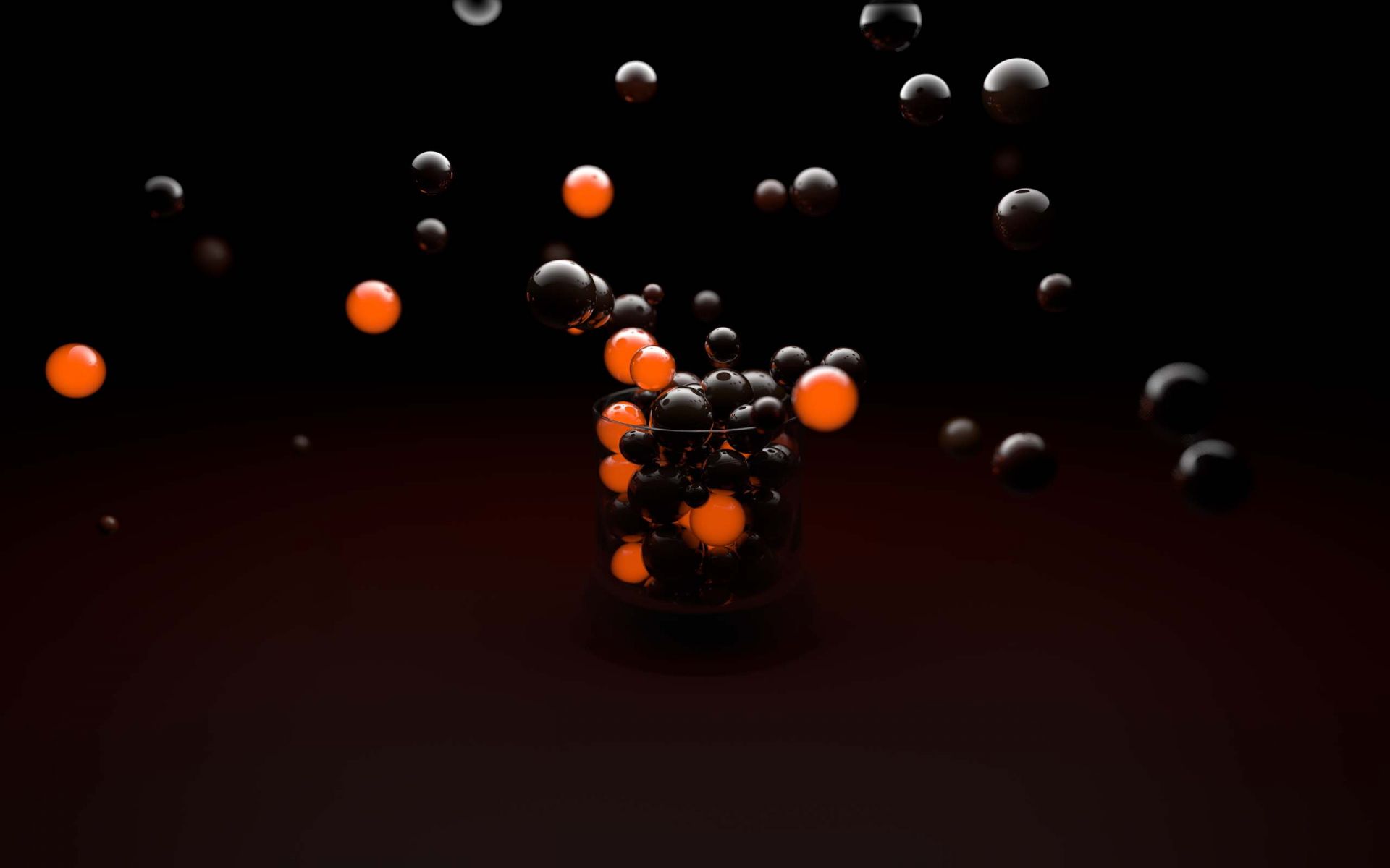 Black And Orange Abstract Wallpapers